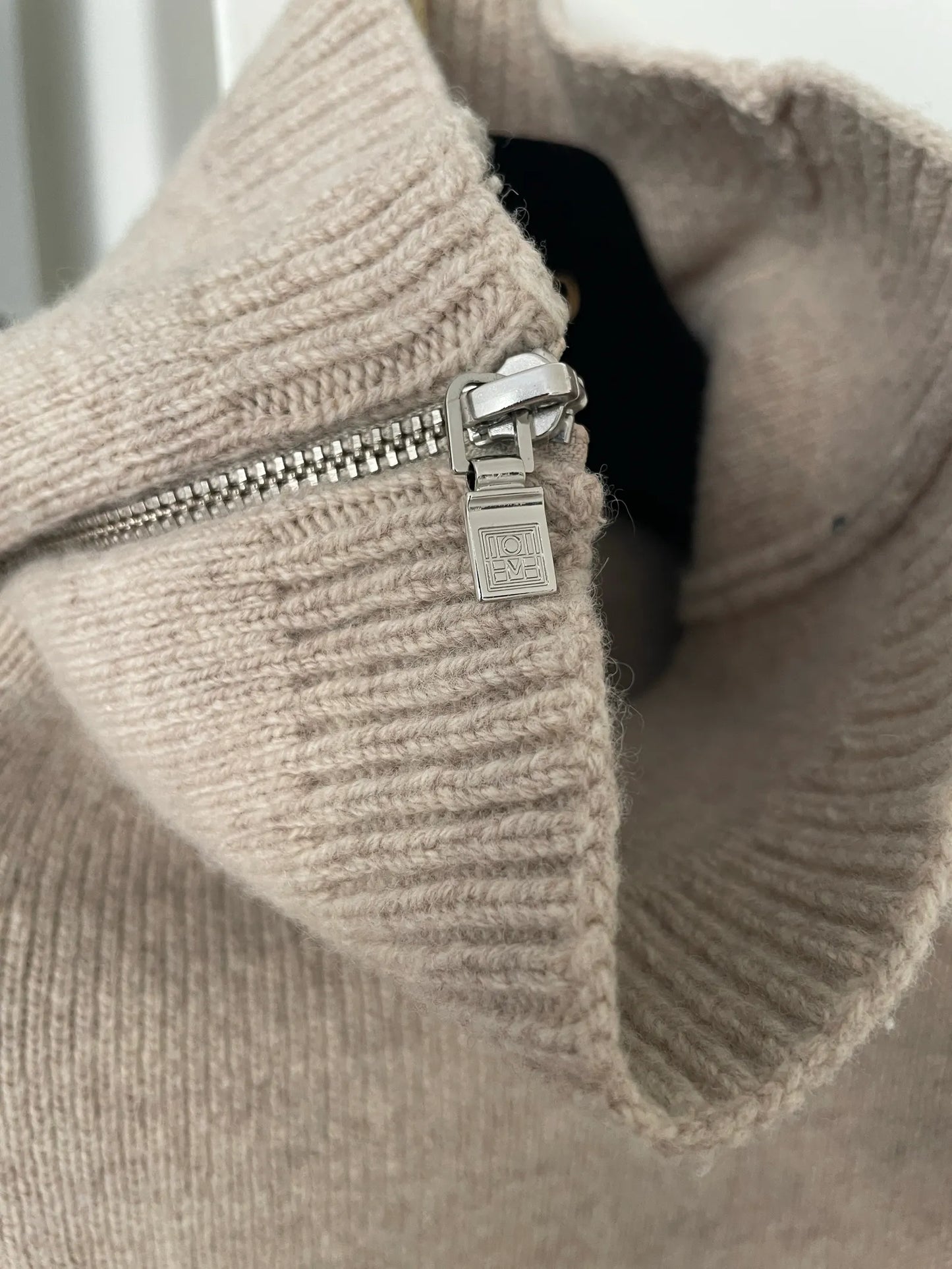 Toteme Double-sided Yak Knit Turtleneck