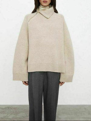 Toteme Double-sided Yak Knit Turtleneck