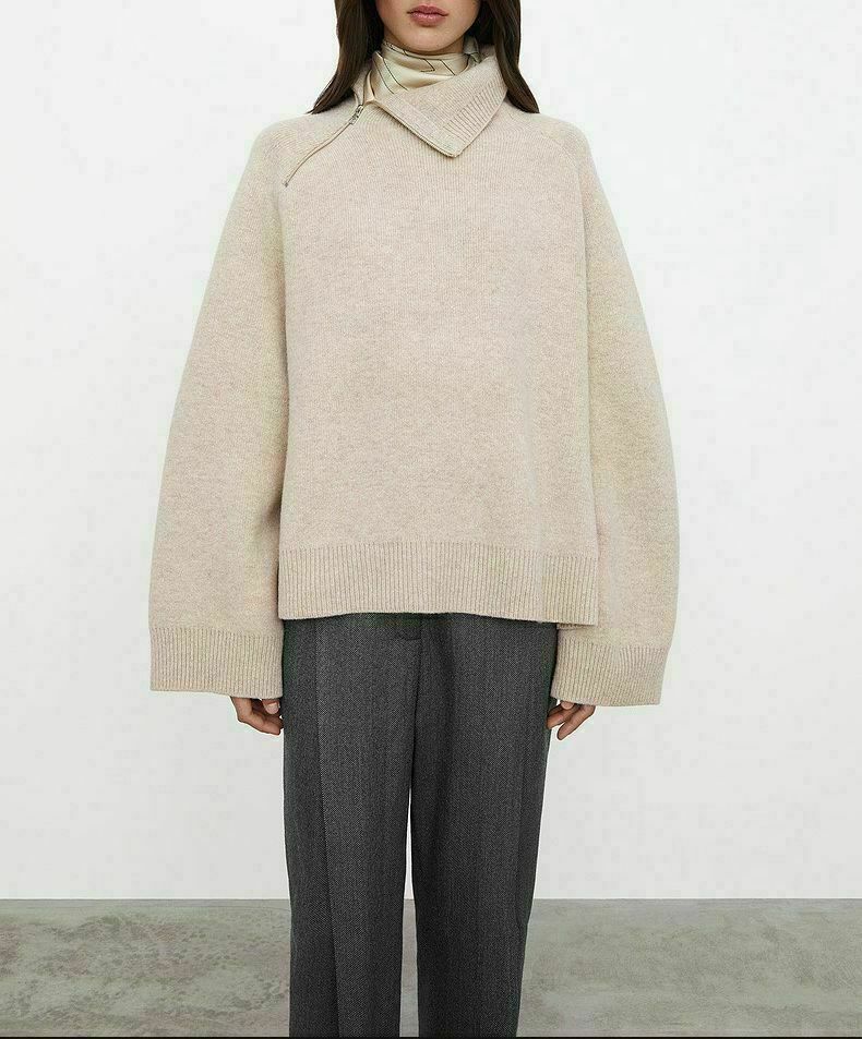 Toteme Double-sided Yak Knit Turtleneck