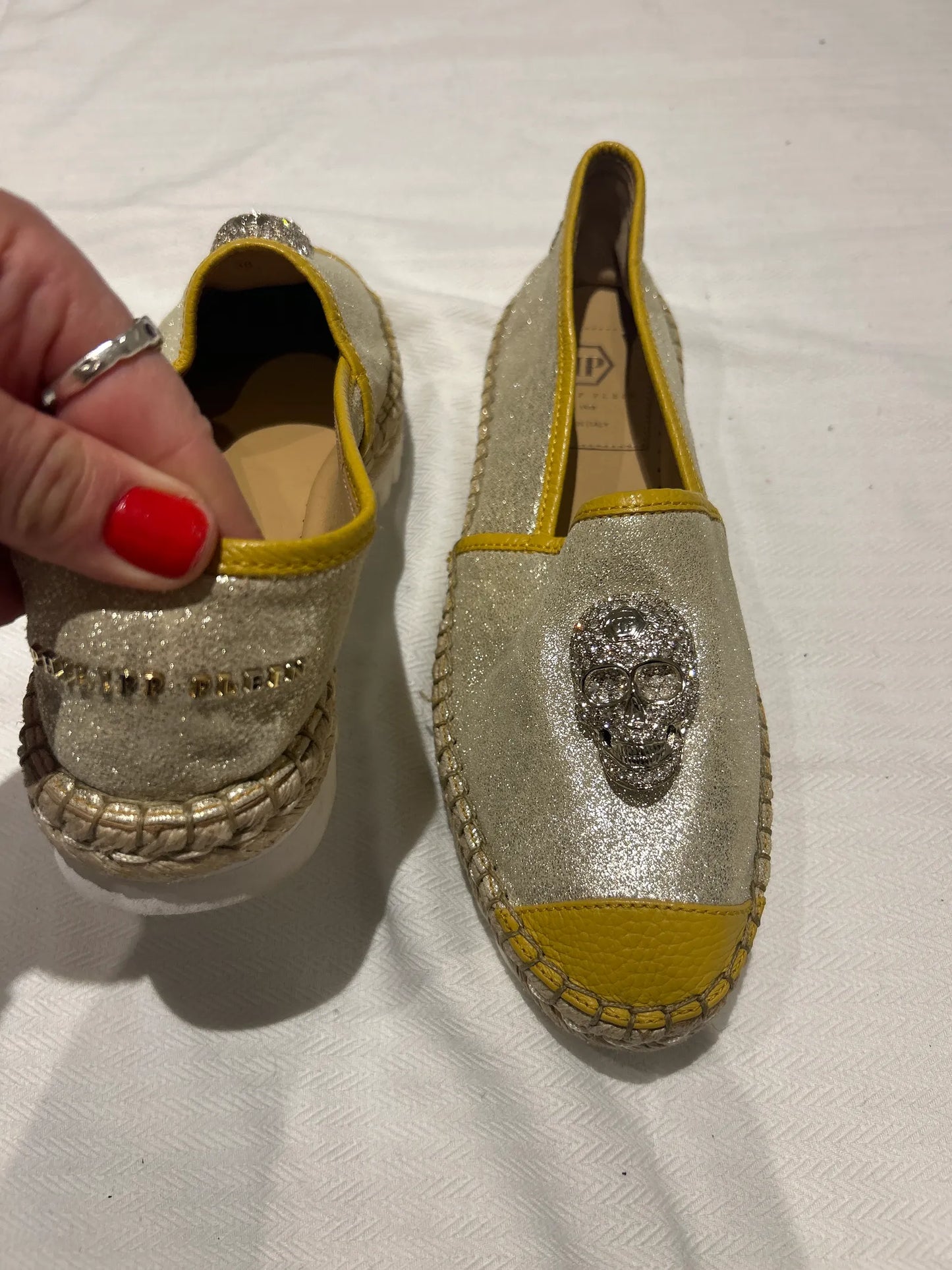 Philipp Plein-skinnloafers NWOT