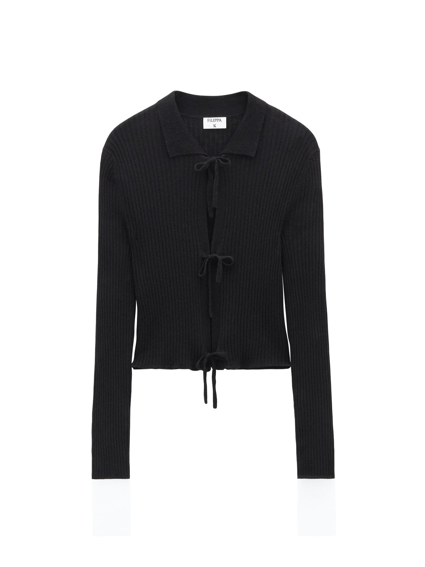 Filippa K Cropped Tie-ullkofta