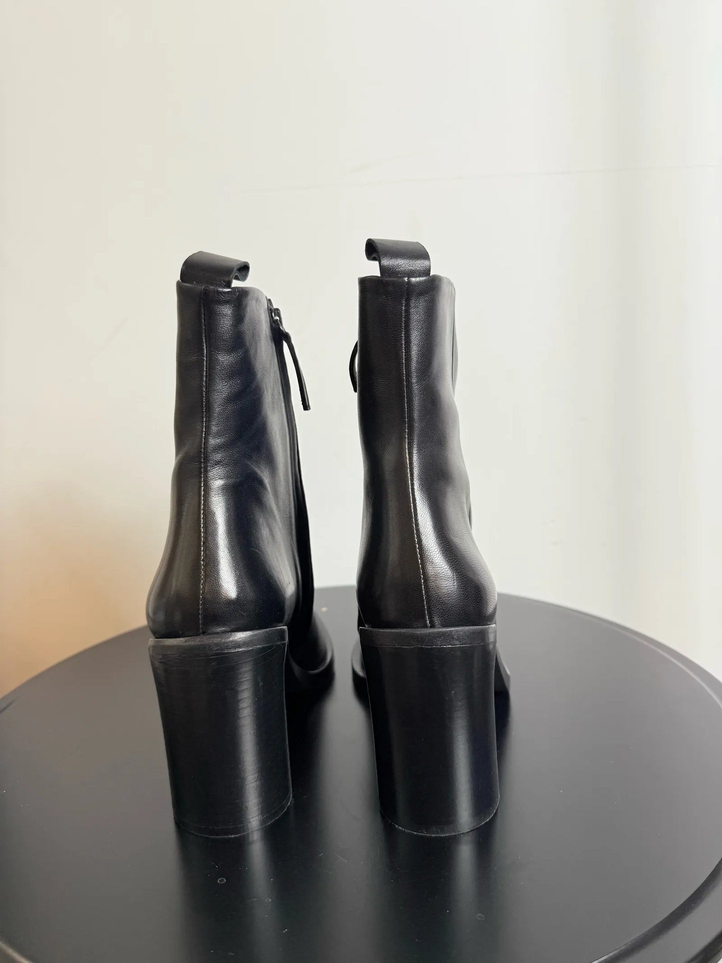 Blankens The Tora Black-skinnboots NWOT