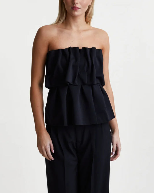 Dagmar Sculpted Tube Top-topp NWT