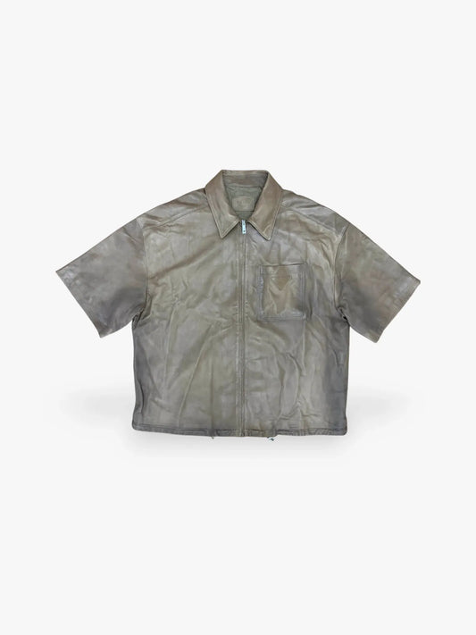 Prada Short-sleeve Nappa Shirt