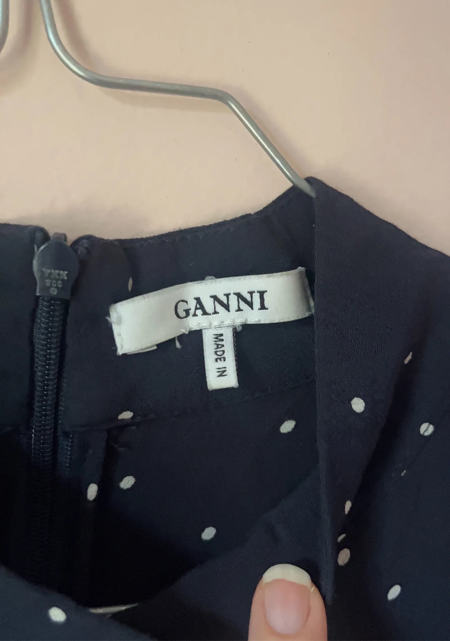 Ganni Rosemont Crepe Dress