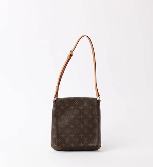 Louis Vuitton Brown Canvas Musette Salsa Shoulder-axelremsväska