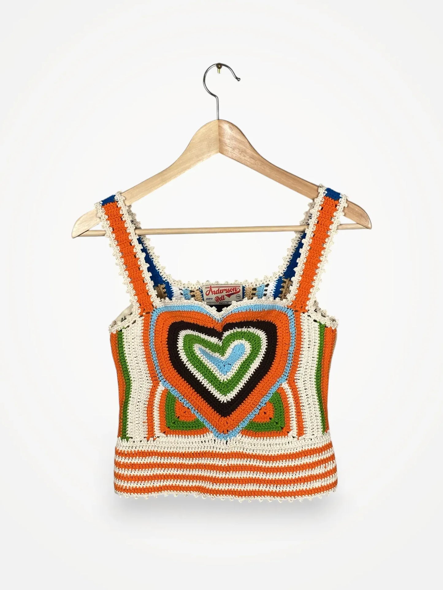Andersson Bell Love Riri Crochet Heart Top