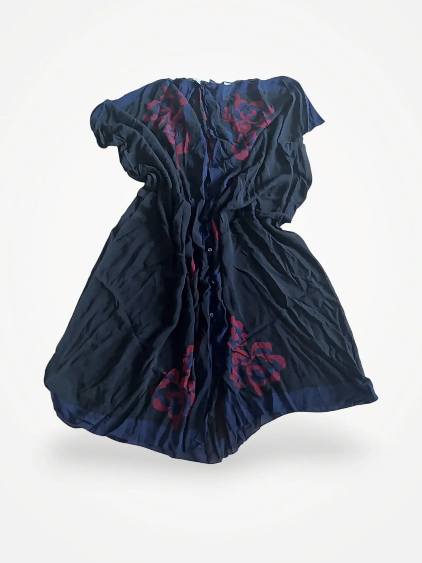 Rodebjer Agave Flower-sidenkaftan