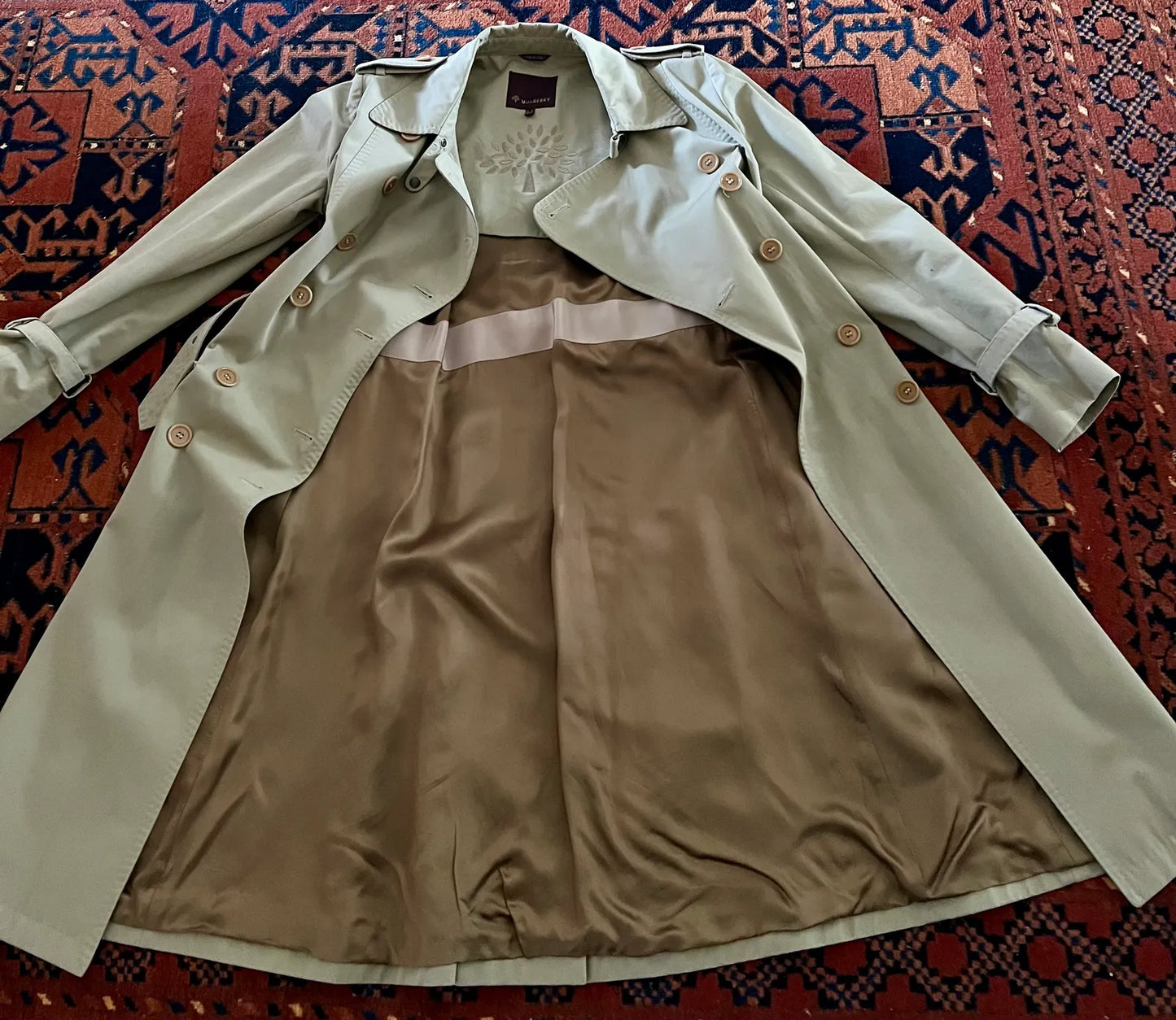 Mulberry-trenchcoat NWOT