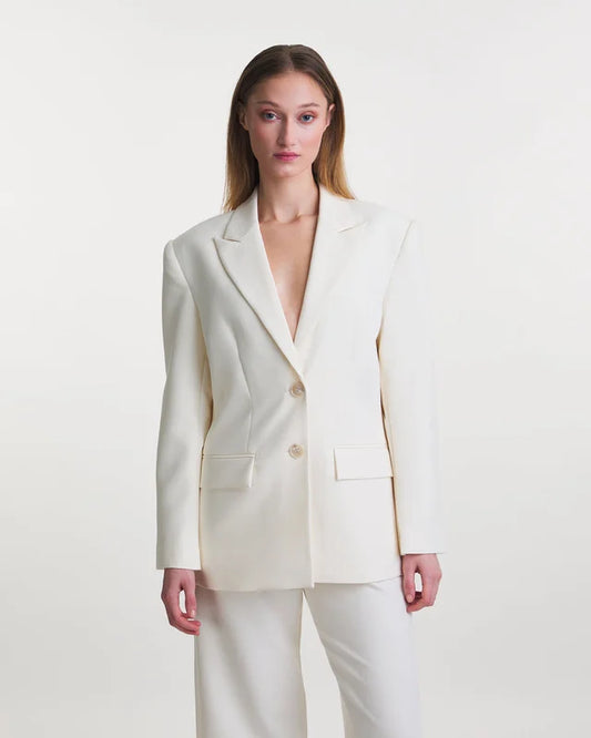 Wakakuu Hazel Creme Blazer