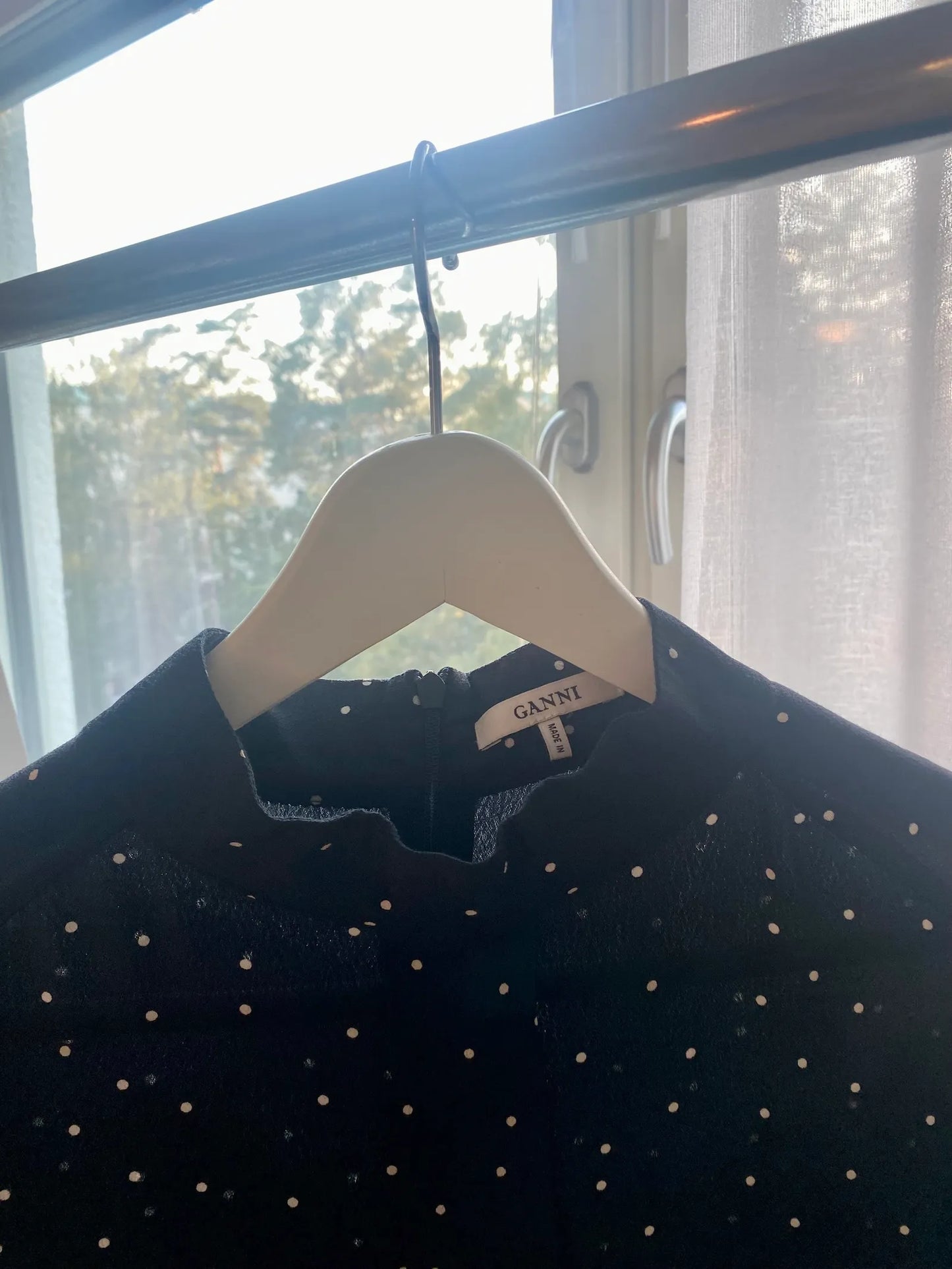 Ganni Rosemont Crepe Dress