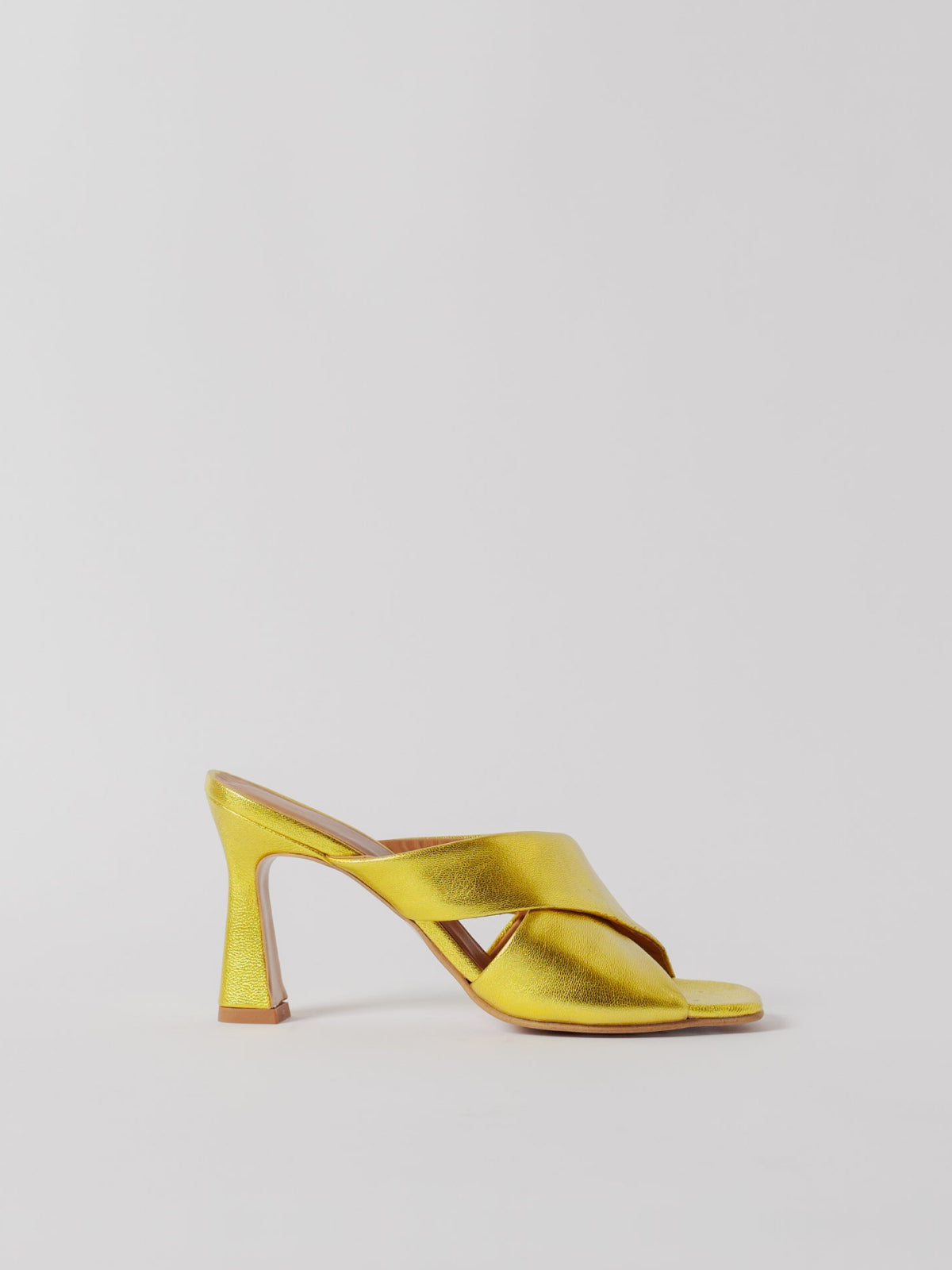 Blankens The Lily Chartreuse Heels