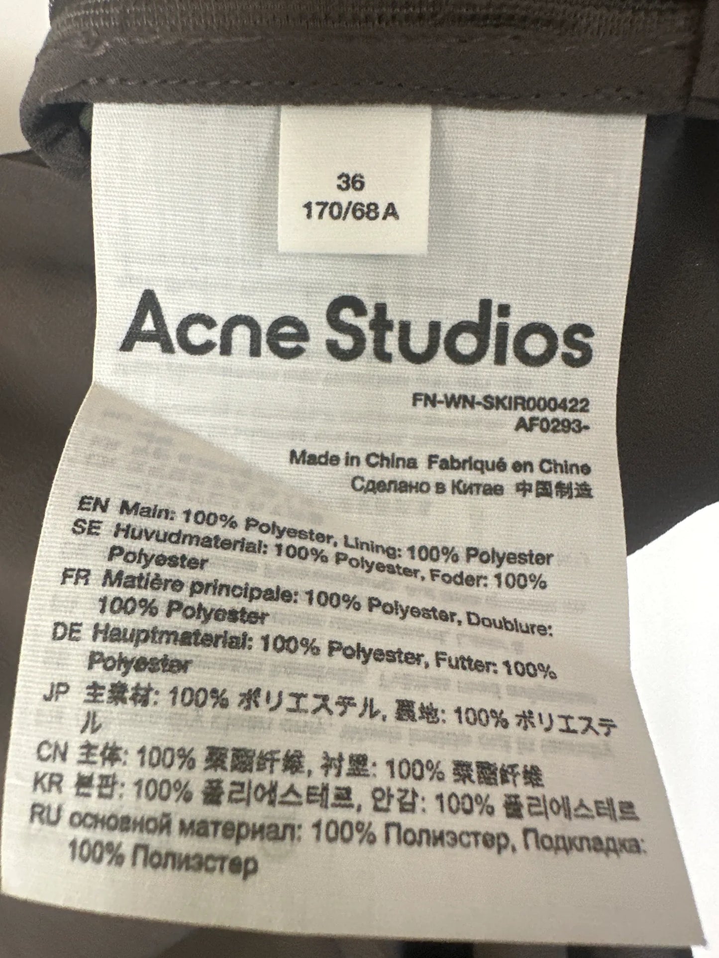 Acne Studios-kjol