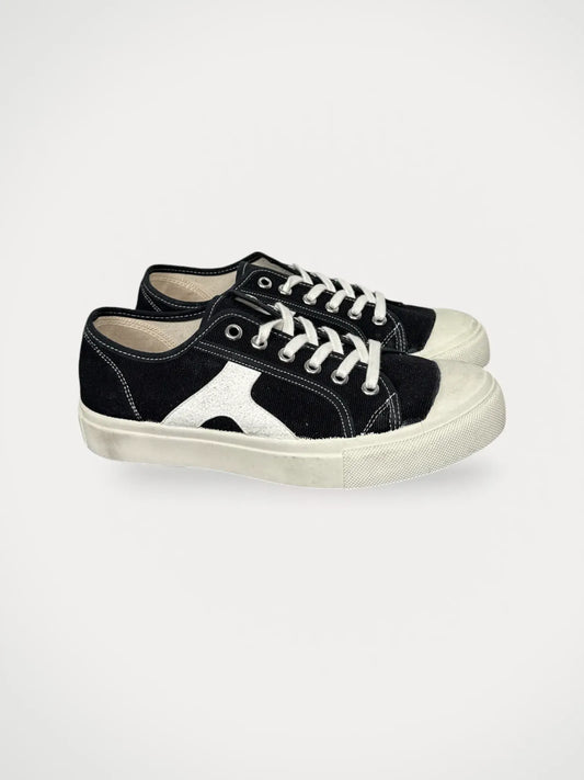 Flattered Hornstull Black Cotton-sneakers