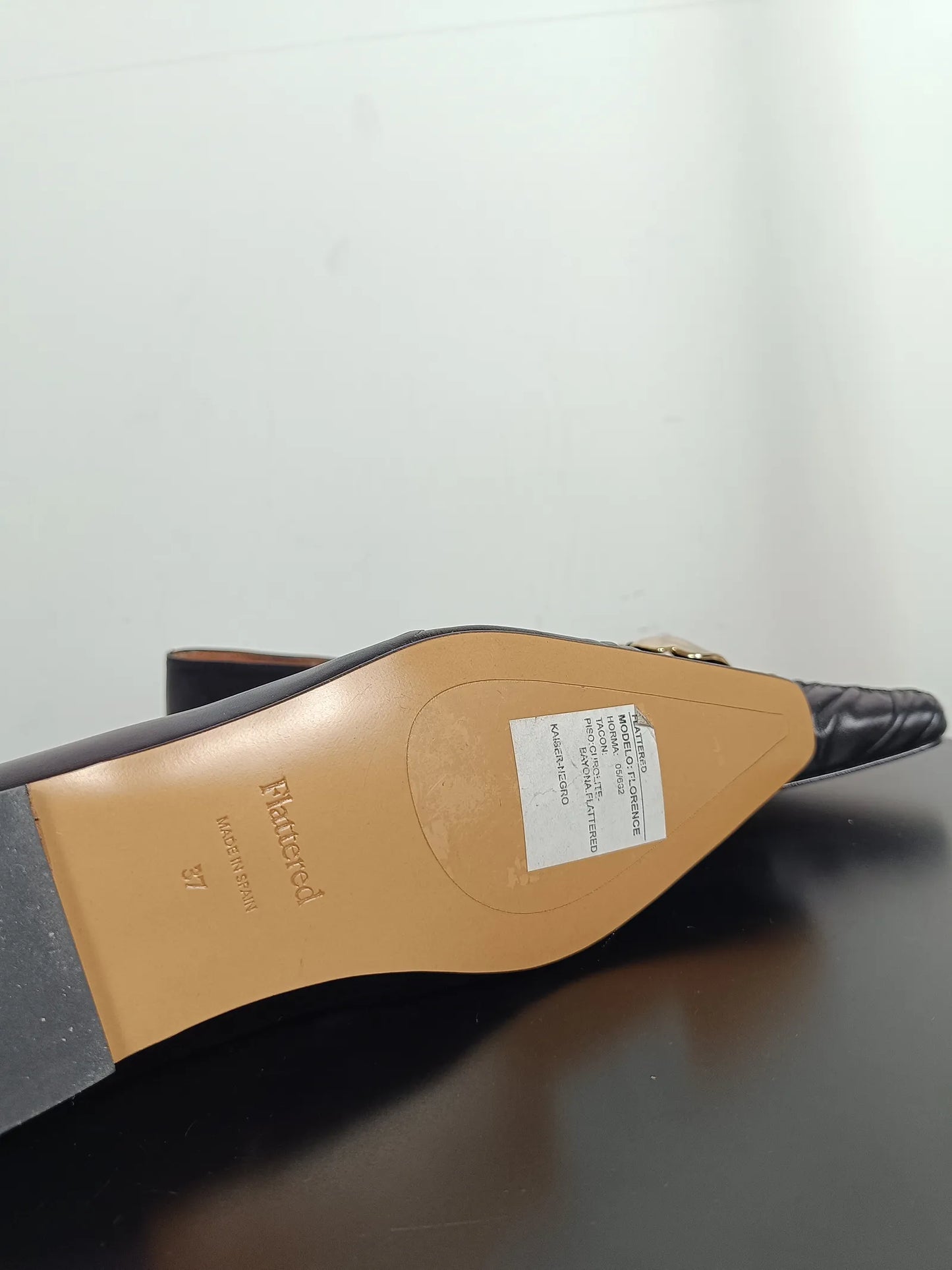 Flattered Florence Black Ballet flats