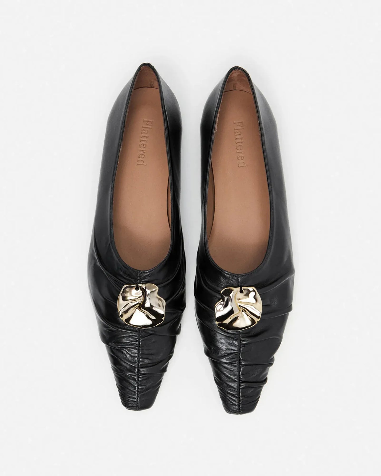 Flattered Florence Black Ballet flats
