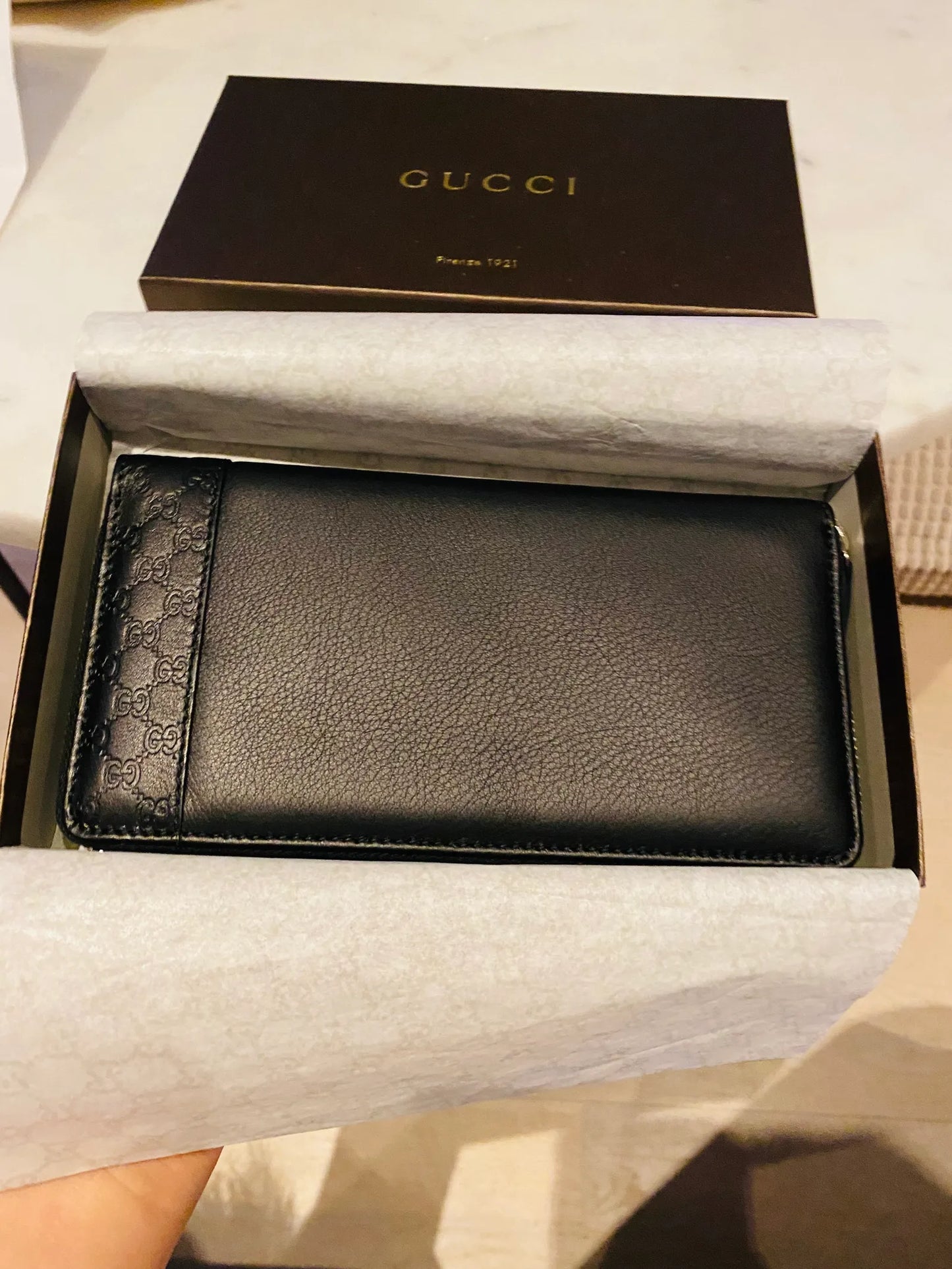 Gucci-skinnplånbok NWT