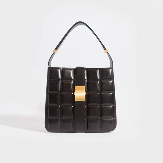 Bottega Veneta Marie Padded Shoulder-skinnaxelremsväska