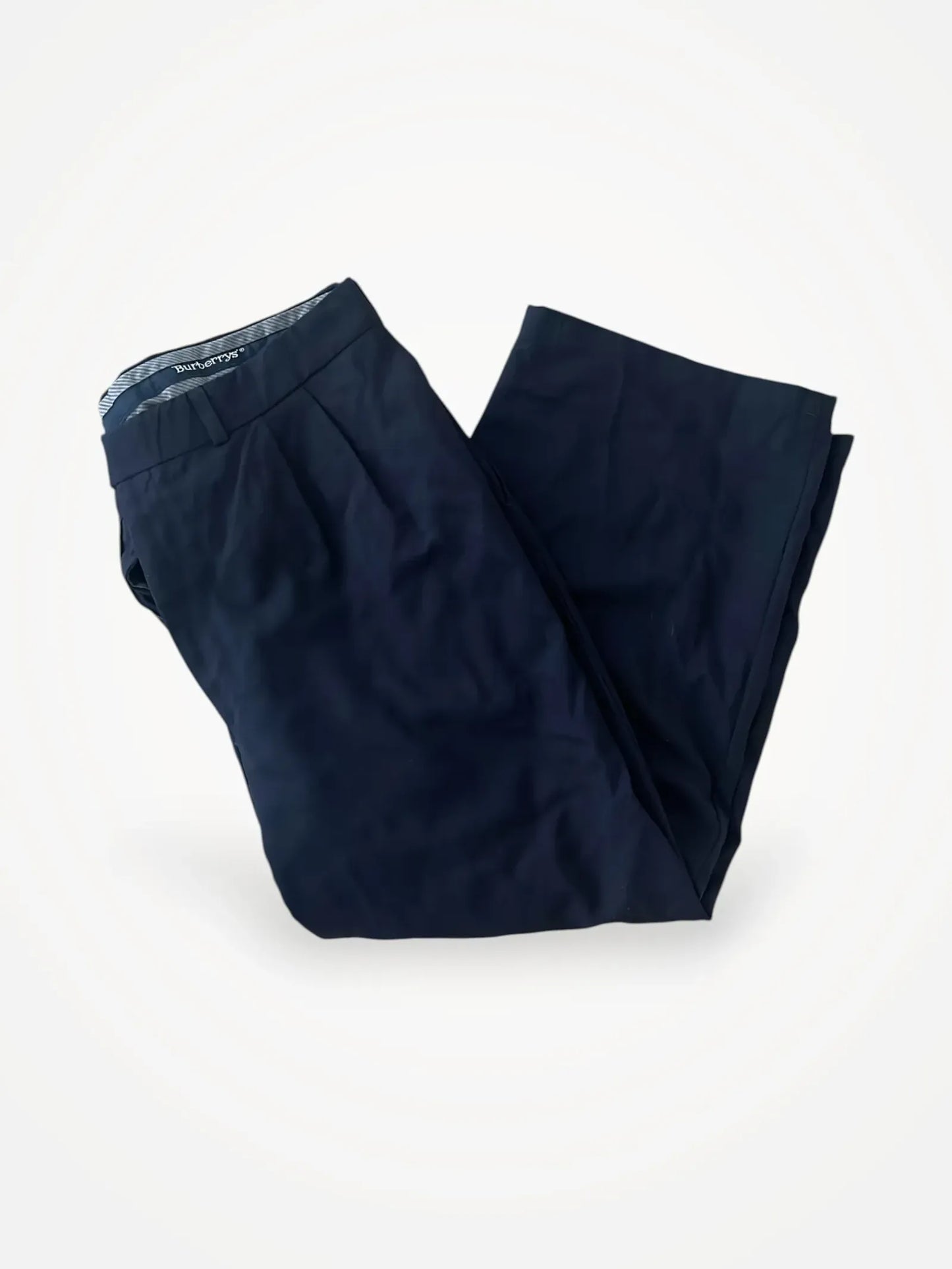 Burberry-ullkostymbyxor