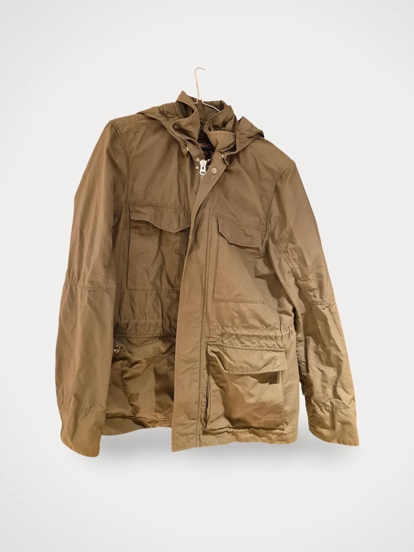 Woolrich Military Green Shell-jacka