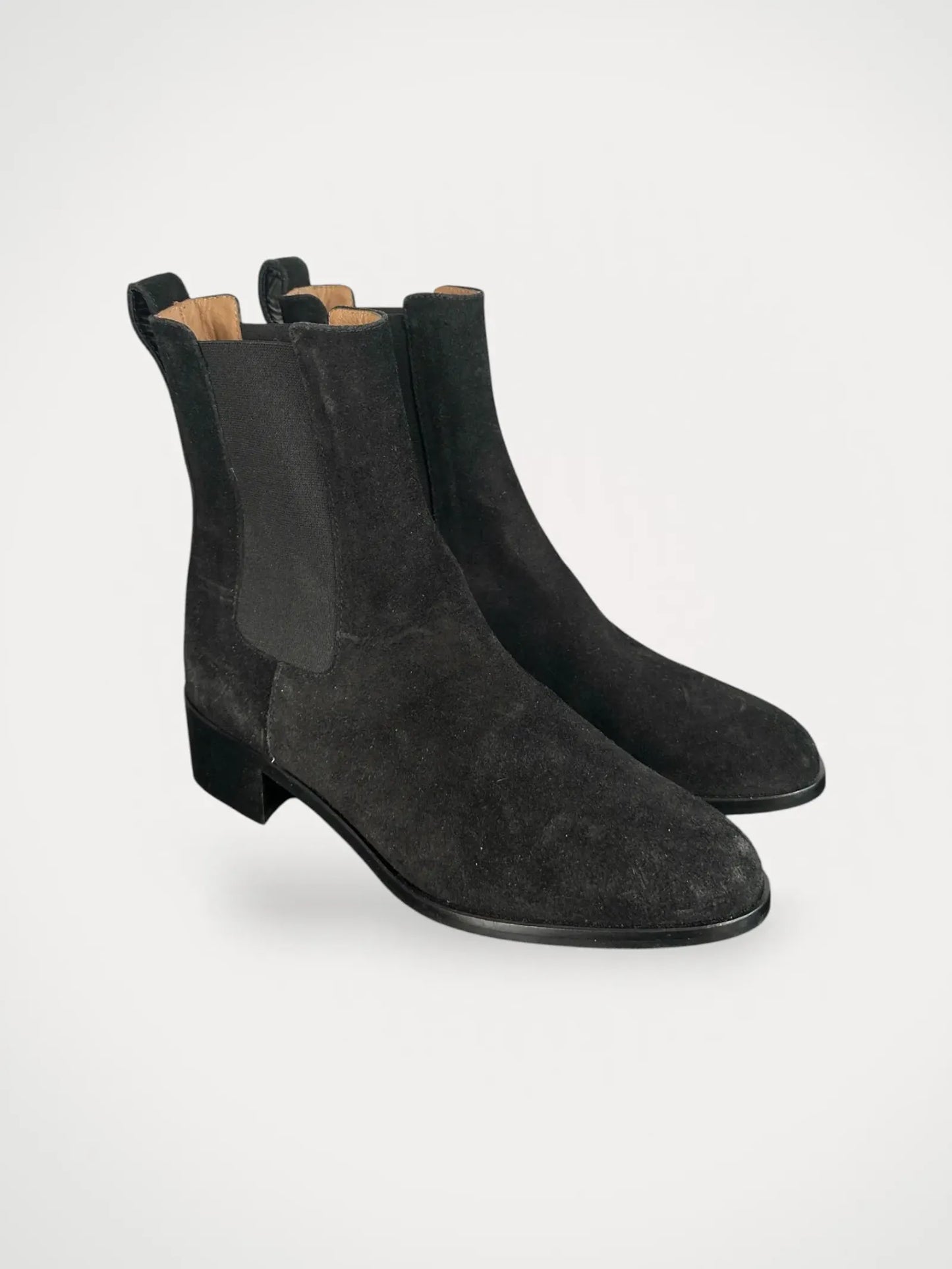 Flattered Lucile Suede Black Boots