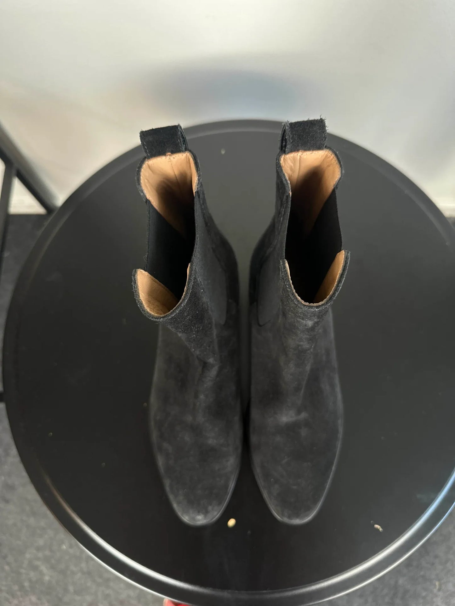 Flattered Lucile Suede Black Boots