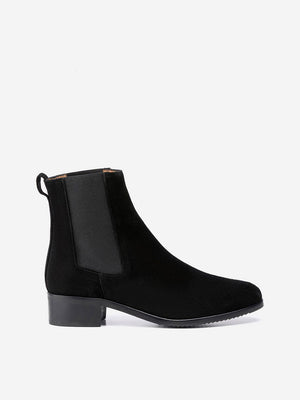 Flattered Lucile Suede Black Boots