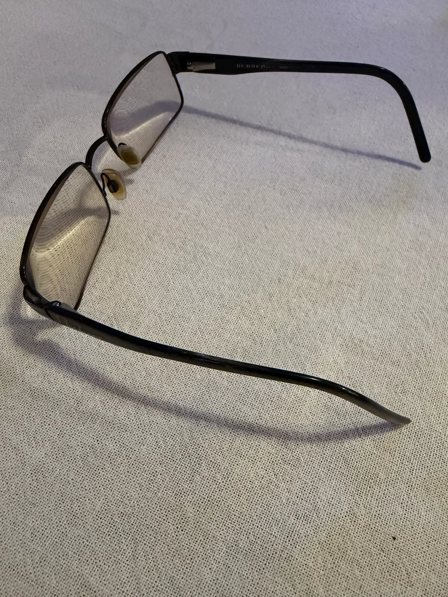 Burberry Be1016 1001 Shiny Black Rectangle Glasses Glasses