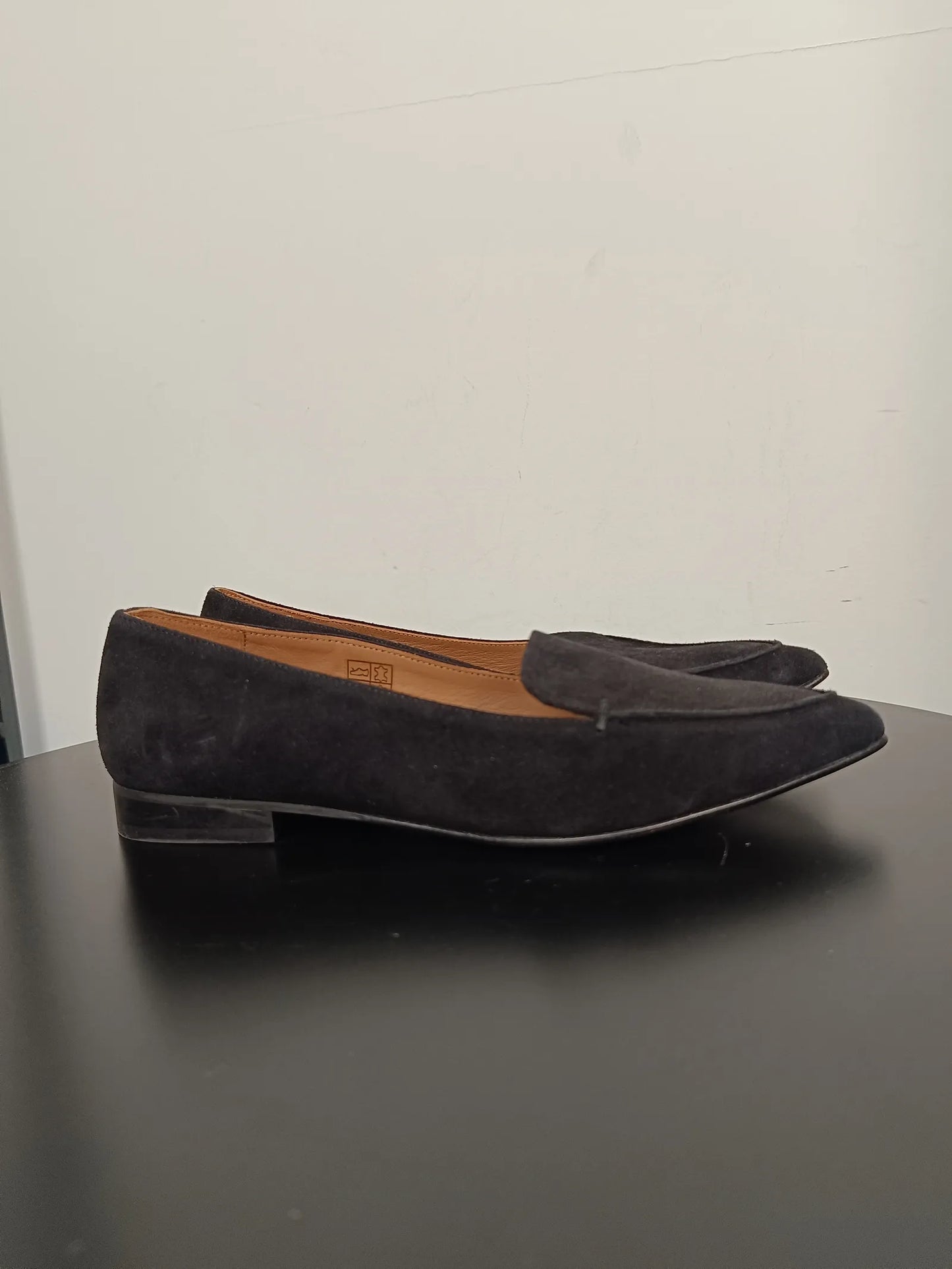 Flattered Alex Black Suede-loafers NWOT