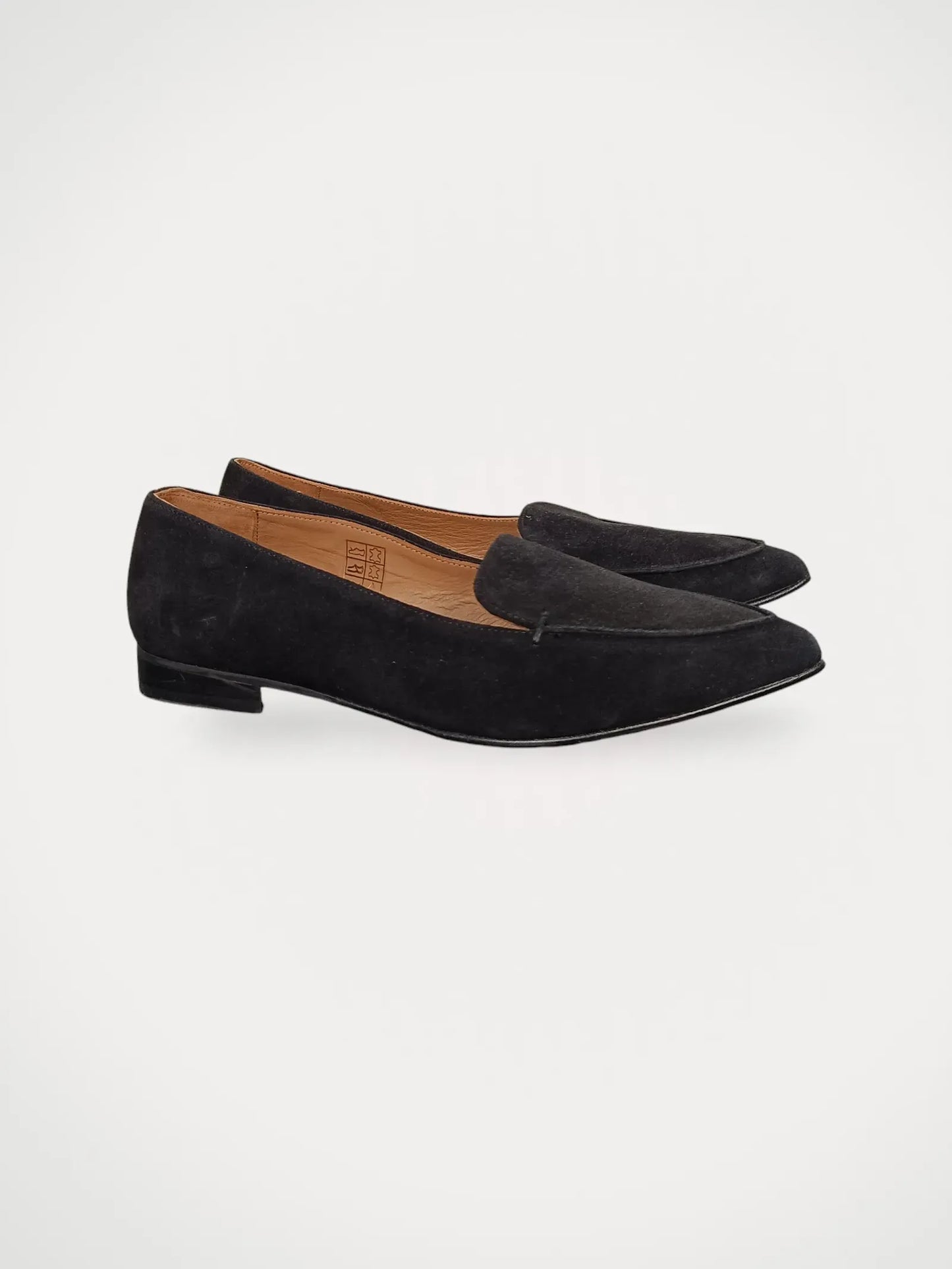 Flattered Alex Black Suede-loafers NWOT