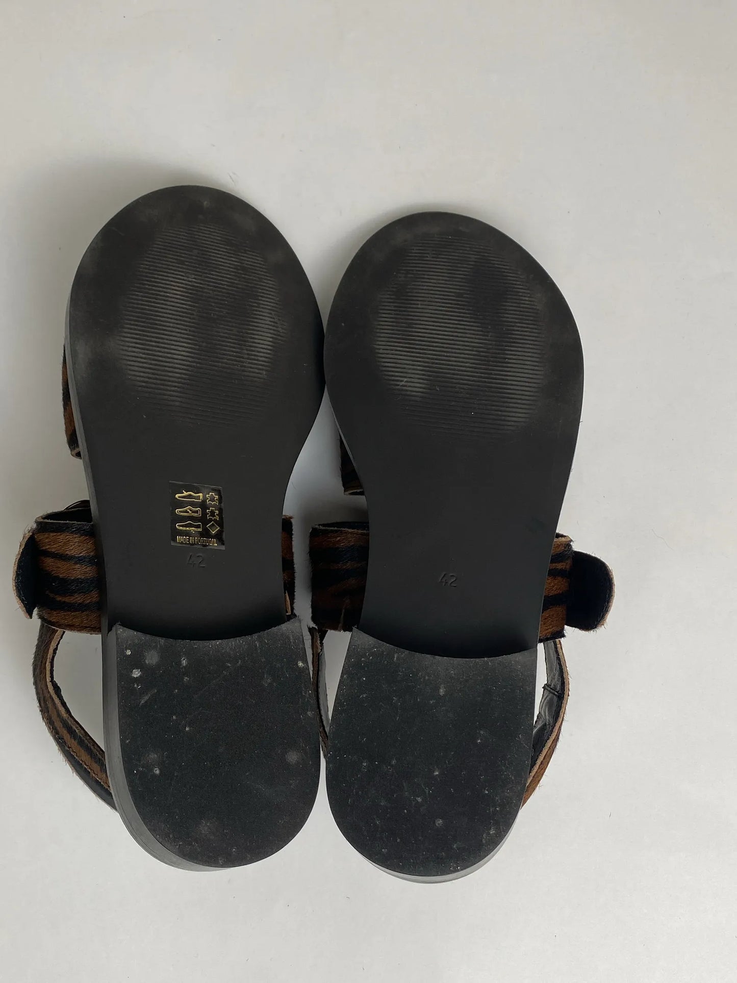 Blankens The Palermo Rust Zebra Sandals