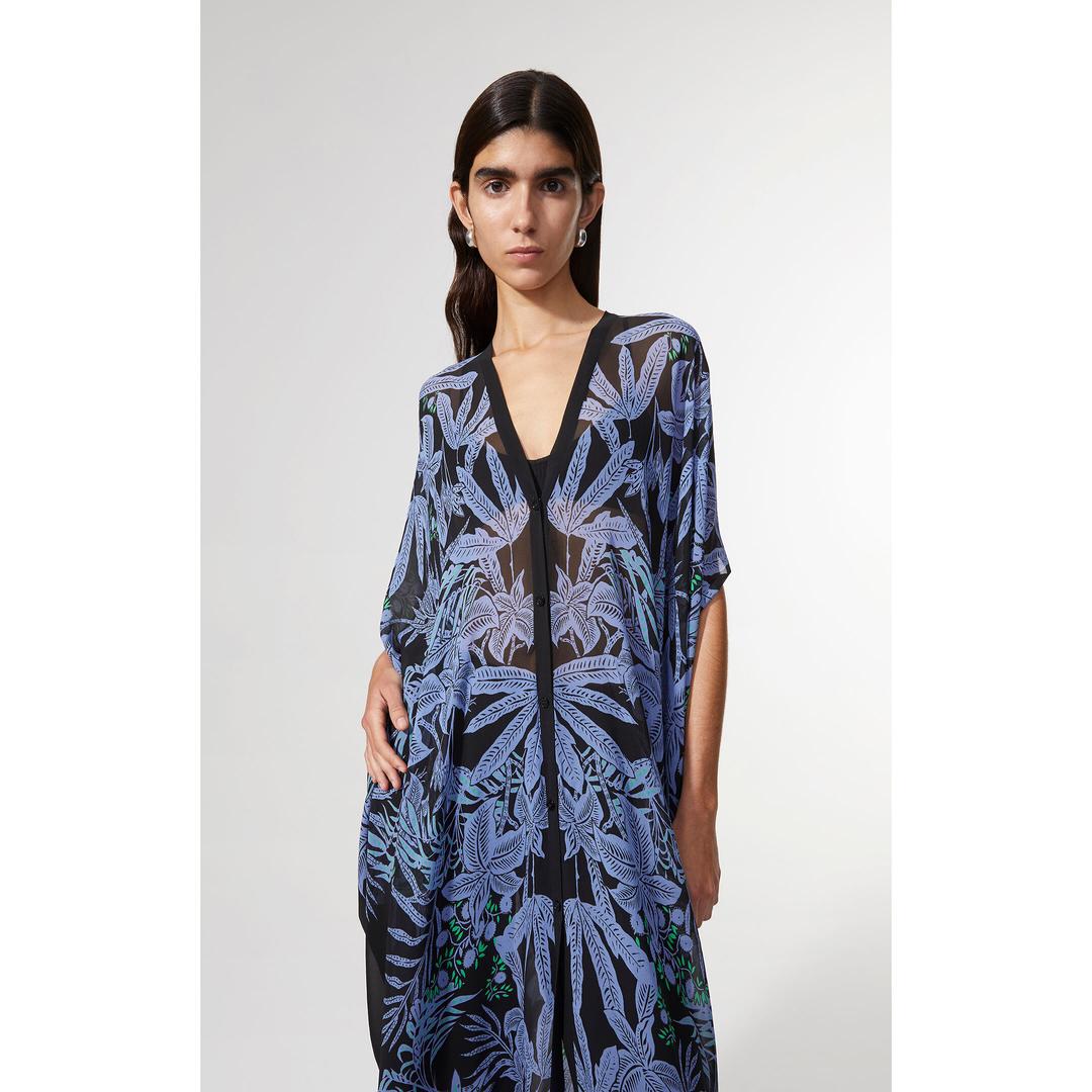 Rodebjer Agave Jungle-sidenkaftan