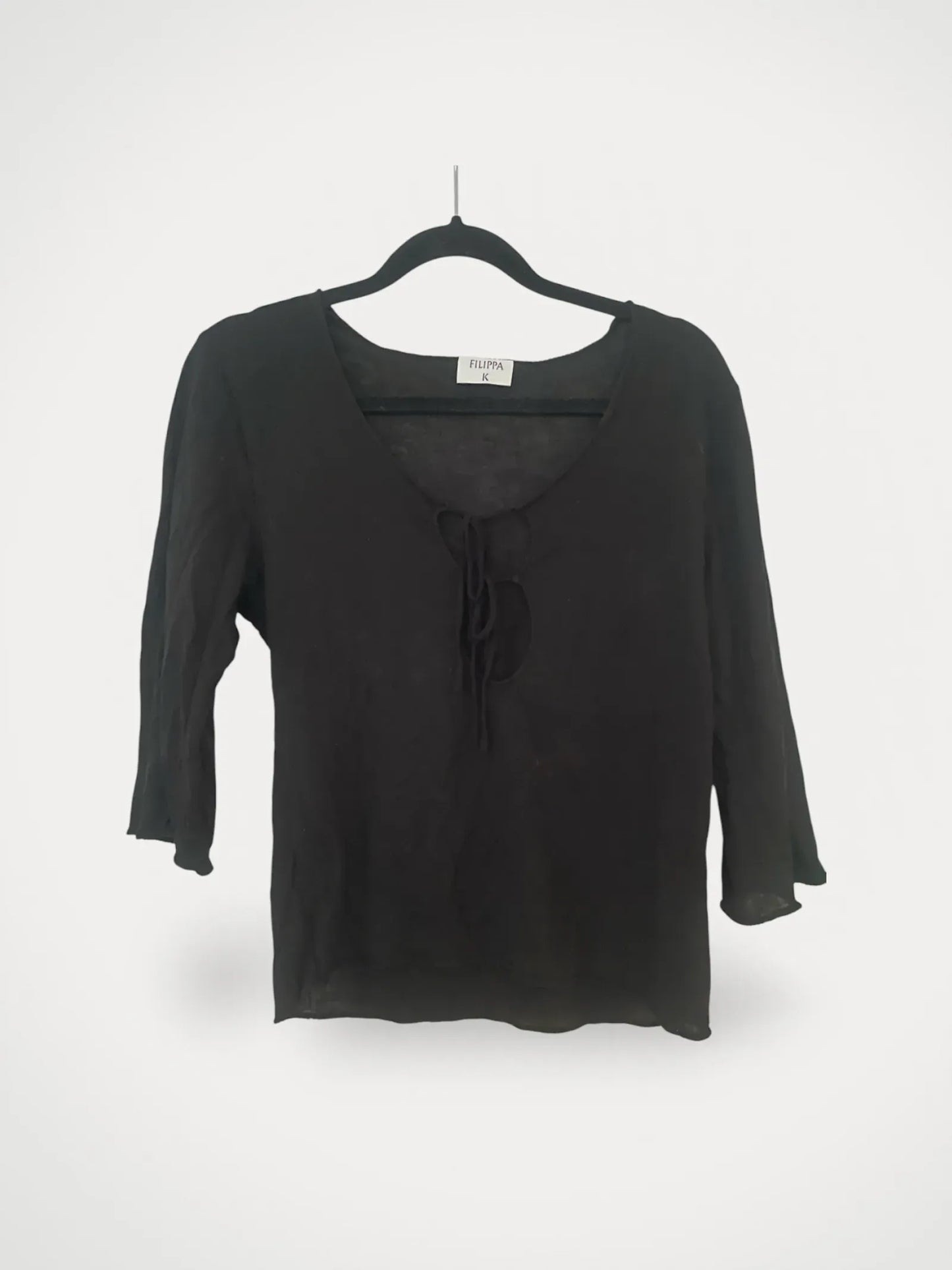 Filippa K Jersey Tie-topp