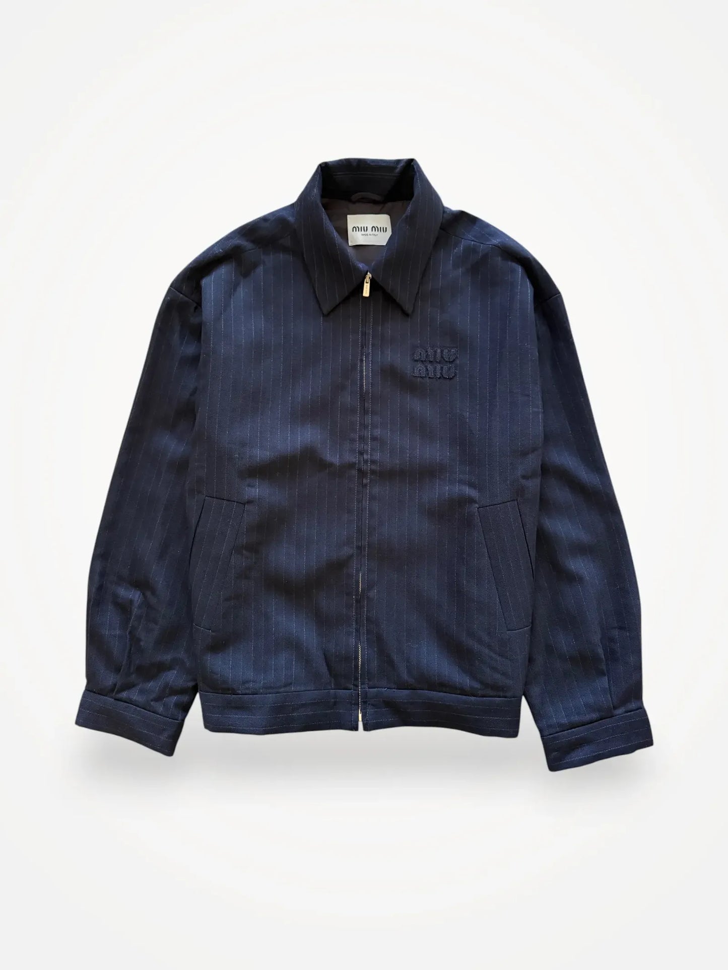 Miu Miu Logo Wool Jacket