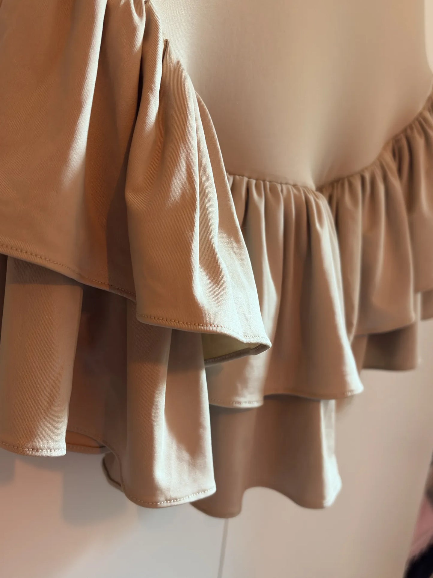 Ballerina In Cream Dress