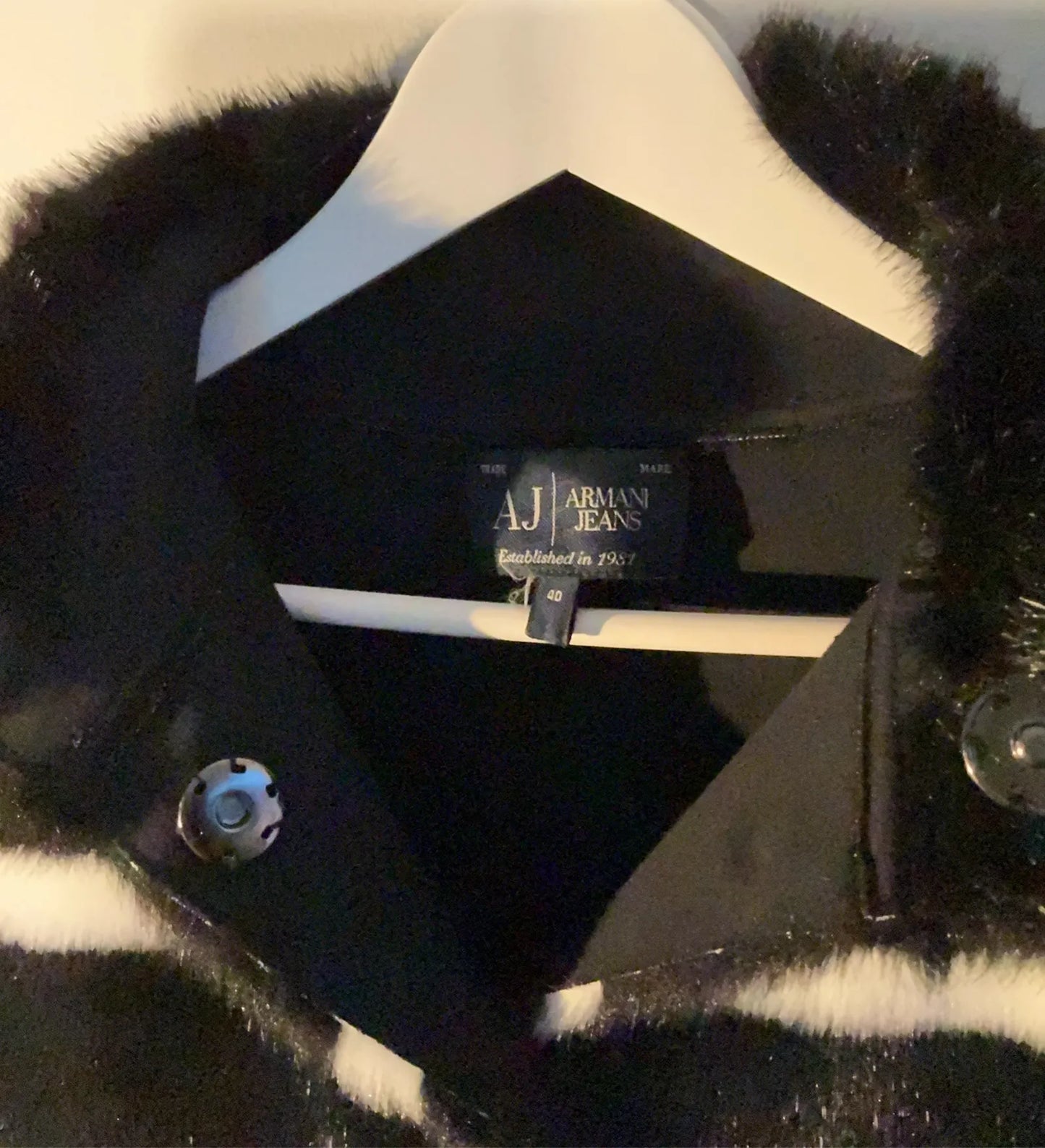 Armani-pälsjacka NWOT