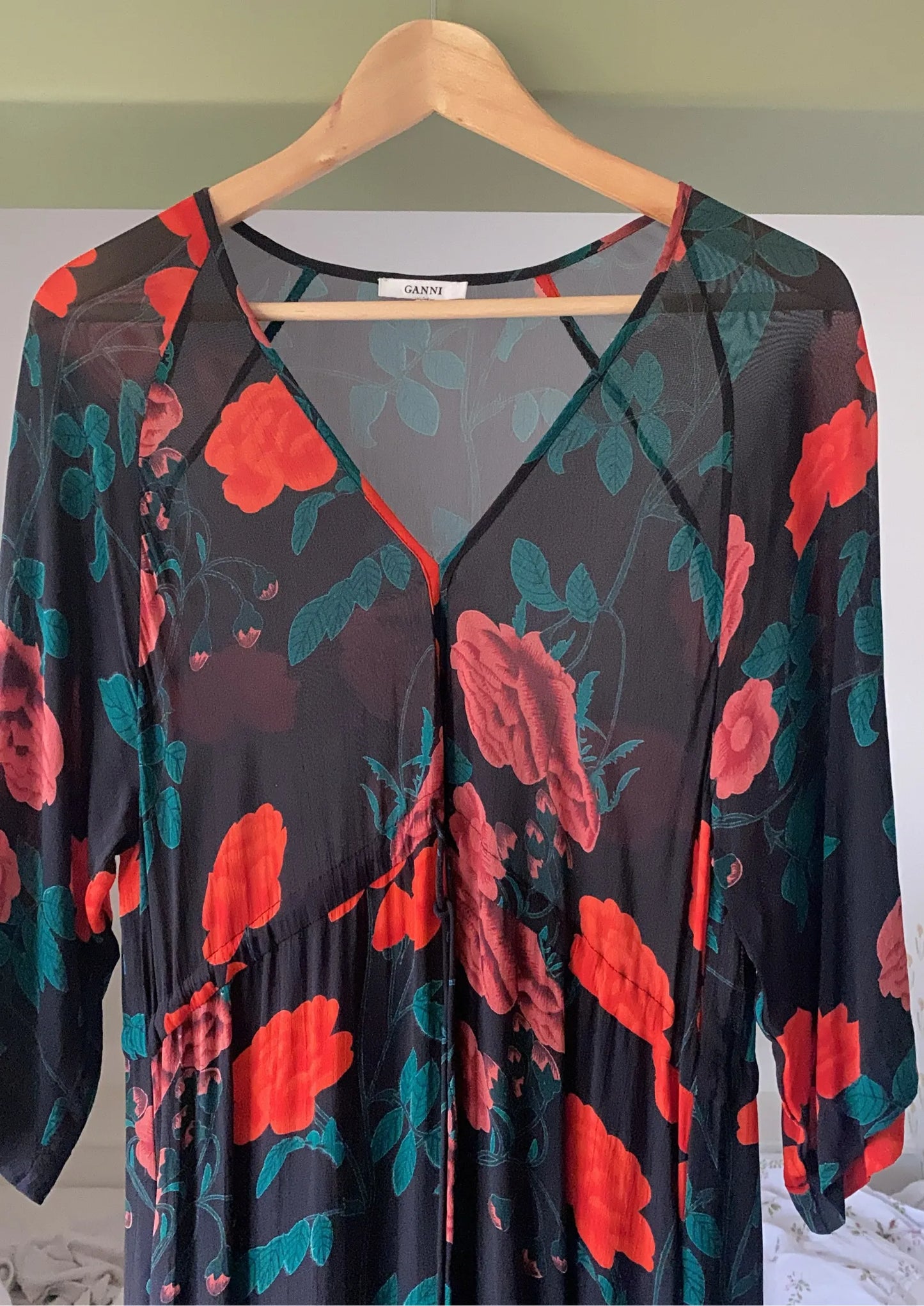 Ganni Newman Georgette Dress