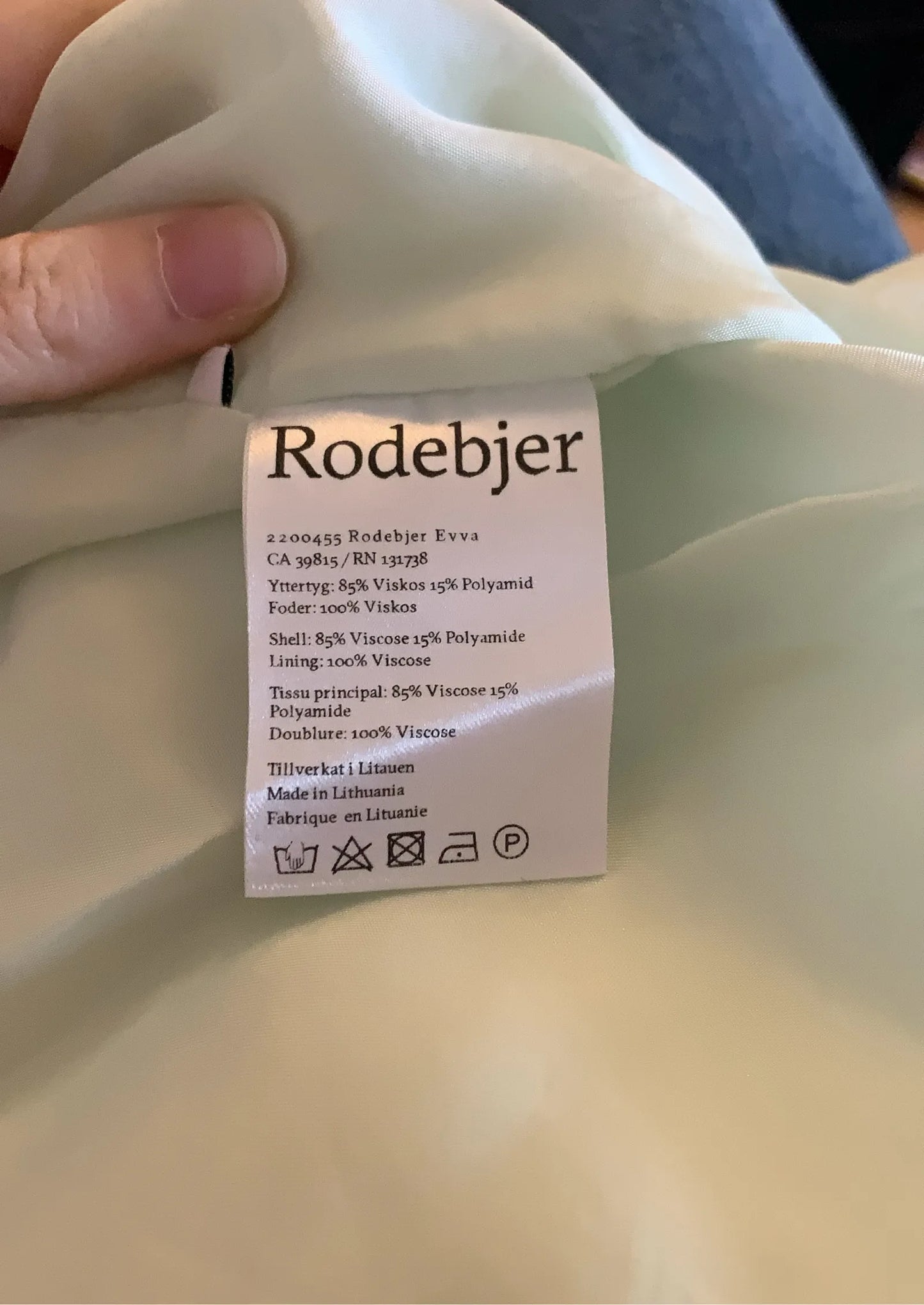 Rodebjer Evva-klänning NWOT