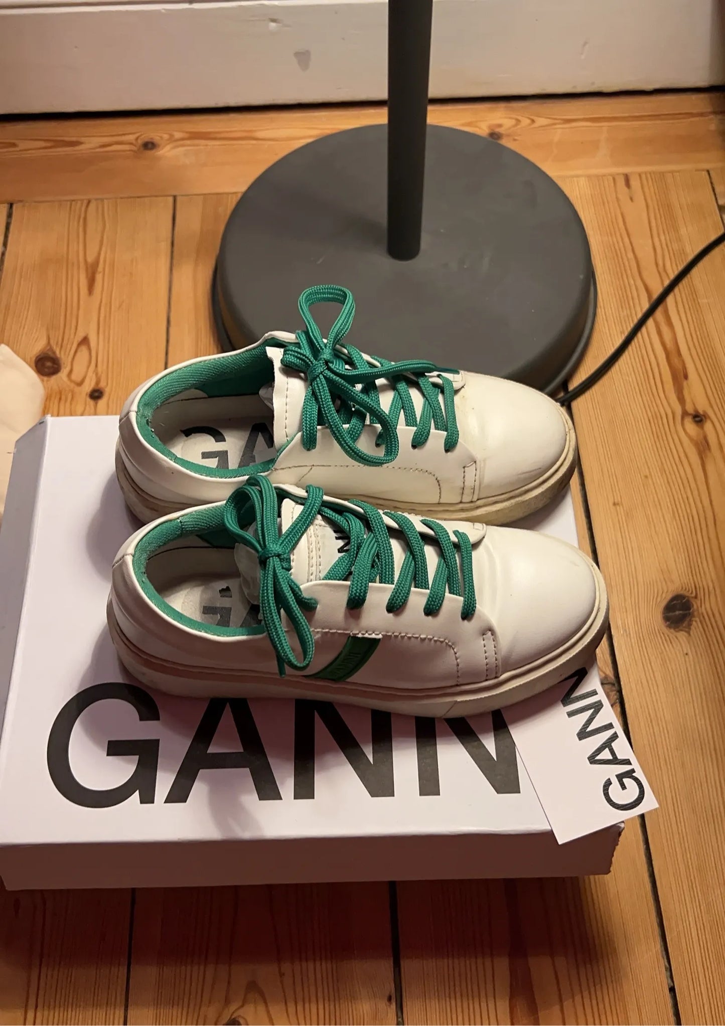 Ganni Kelly Green Sneakers