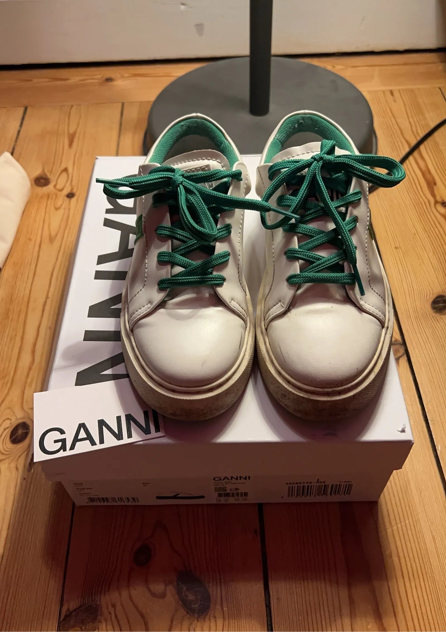 Ganni Kelly Green Sneakers