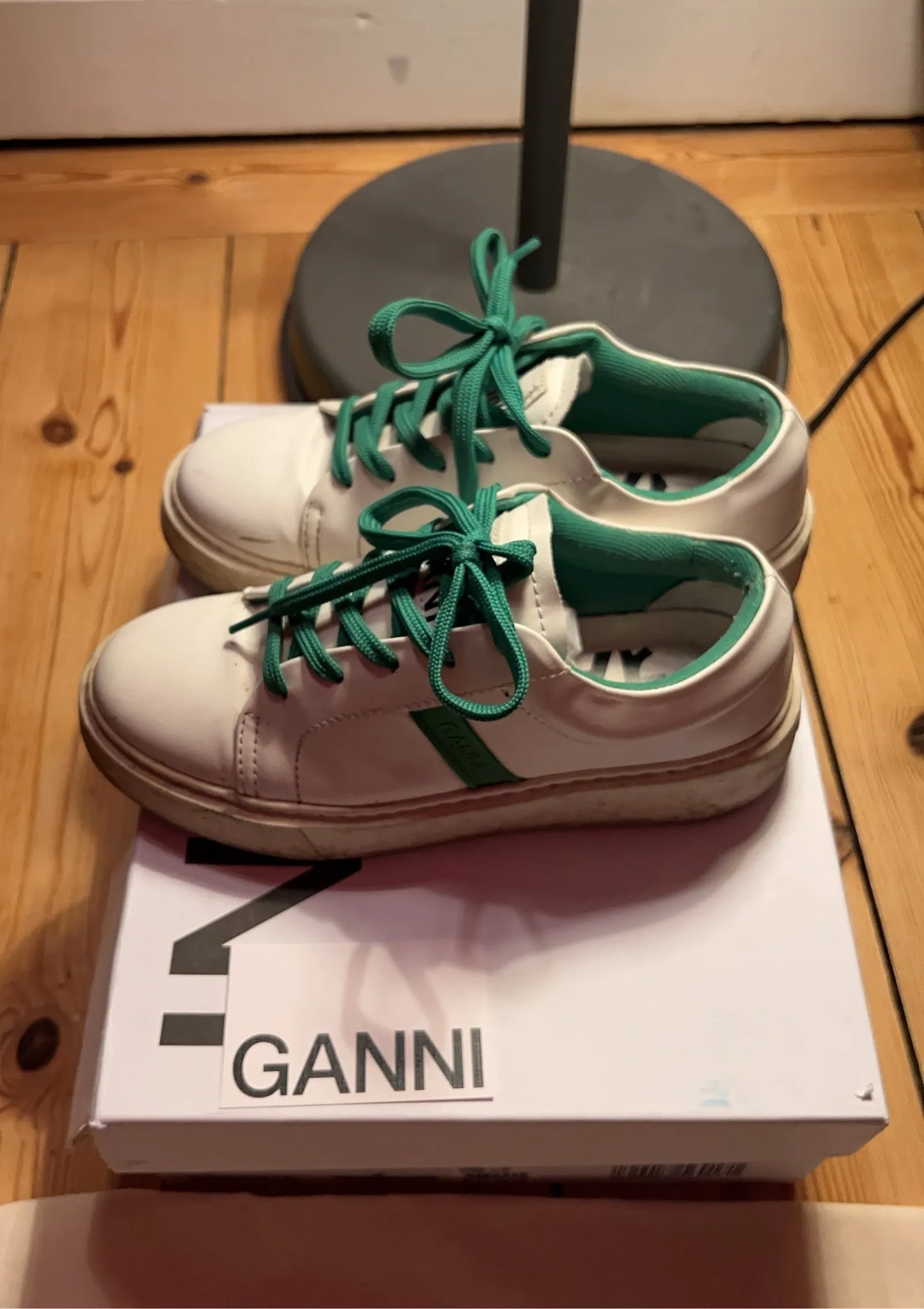 Ganni Kelly Green Sneakers