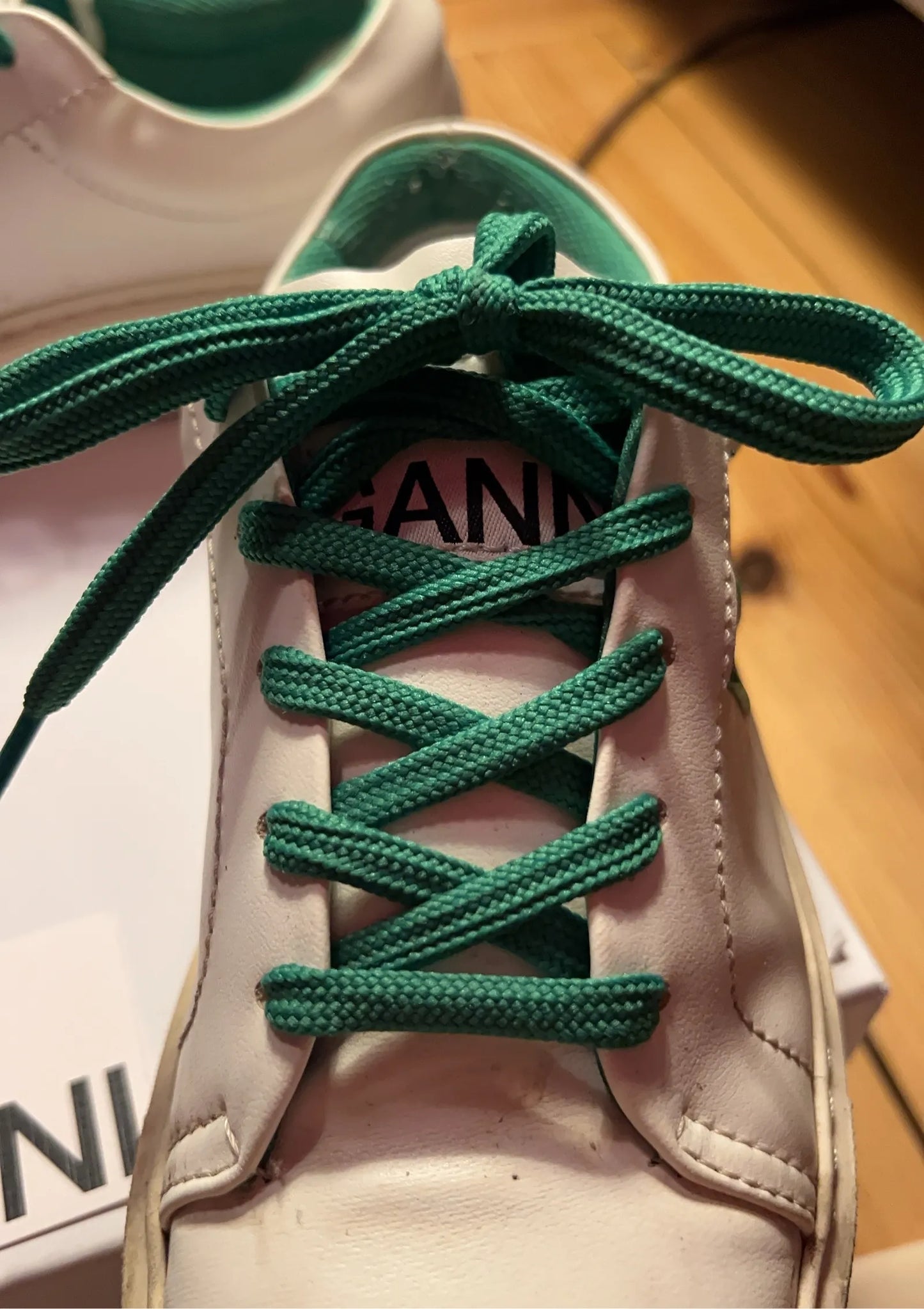 Ganni Kelly Green Sneakers