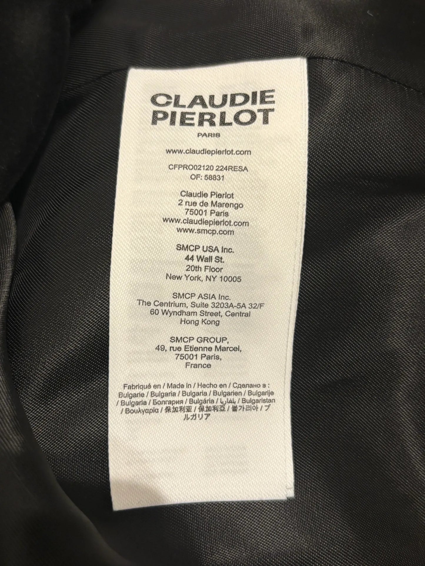 Claudie Pierlot-kavaj