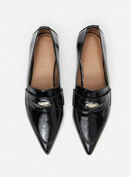 Flattered Penelope Patent Leather-loafers NWOT