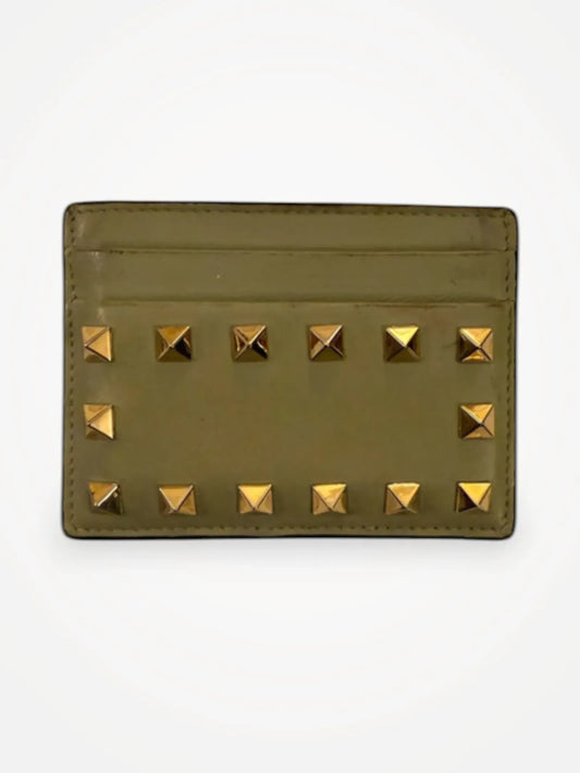 Valentino Rockstud Card Holder Wallet