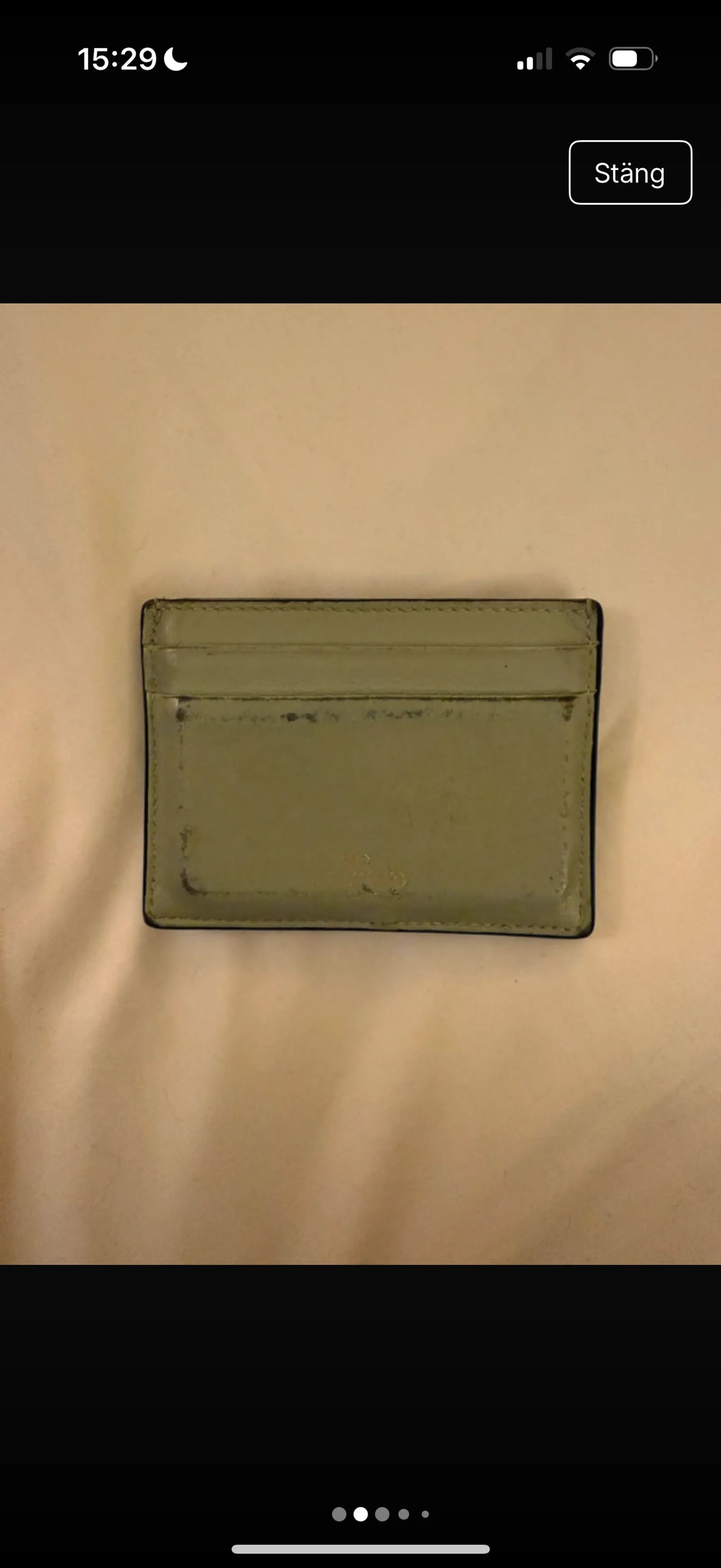 Valentino Rockstud Card Holder-skinnplånbok