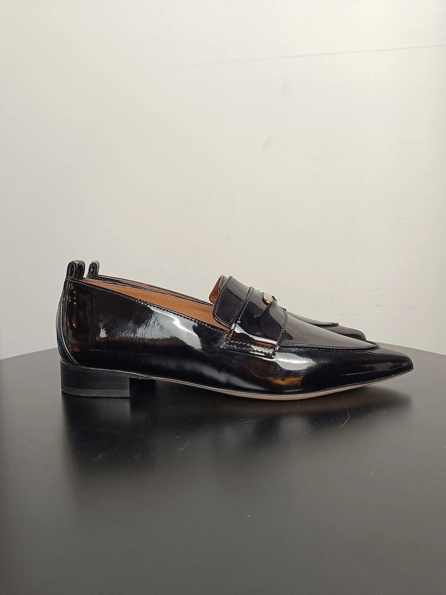 Flattered Penelope Patent Leather-skinnloafers