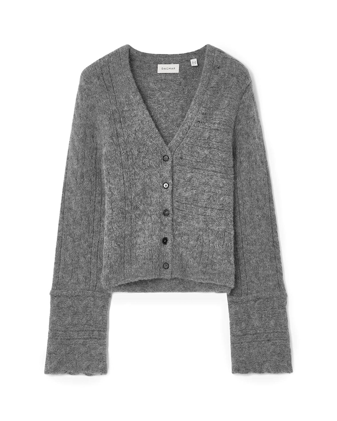 Dagmar Cable Knit-ullkofta