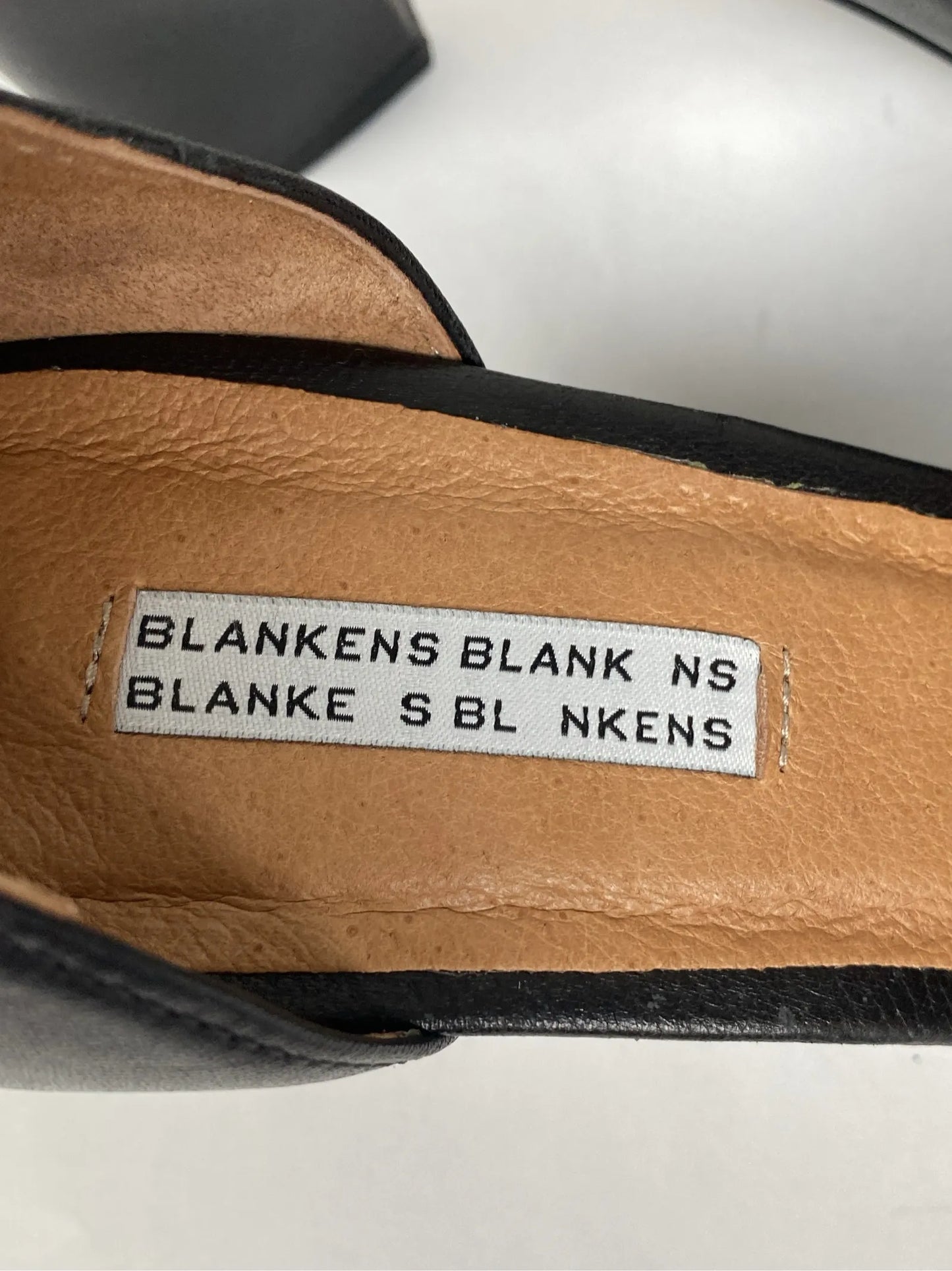 Blankens The Riverside Black Leather Heels