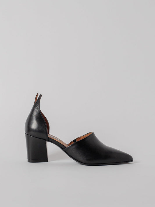 Blankens The Riverside Black Leather Heels